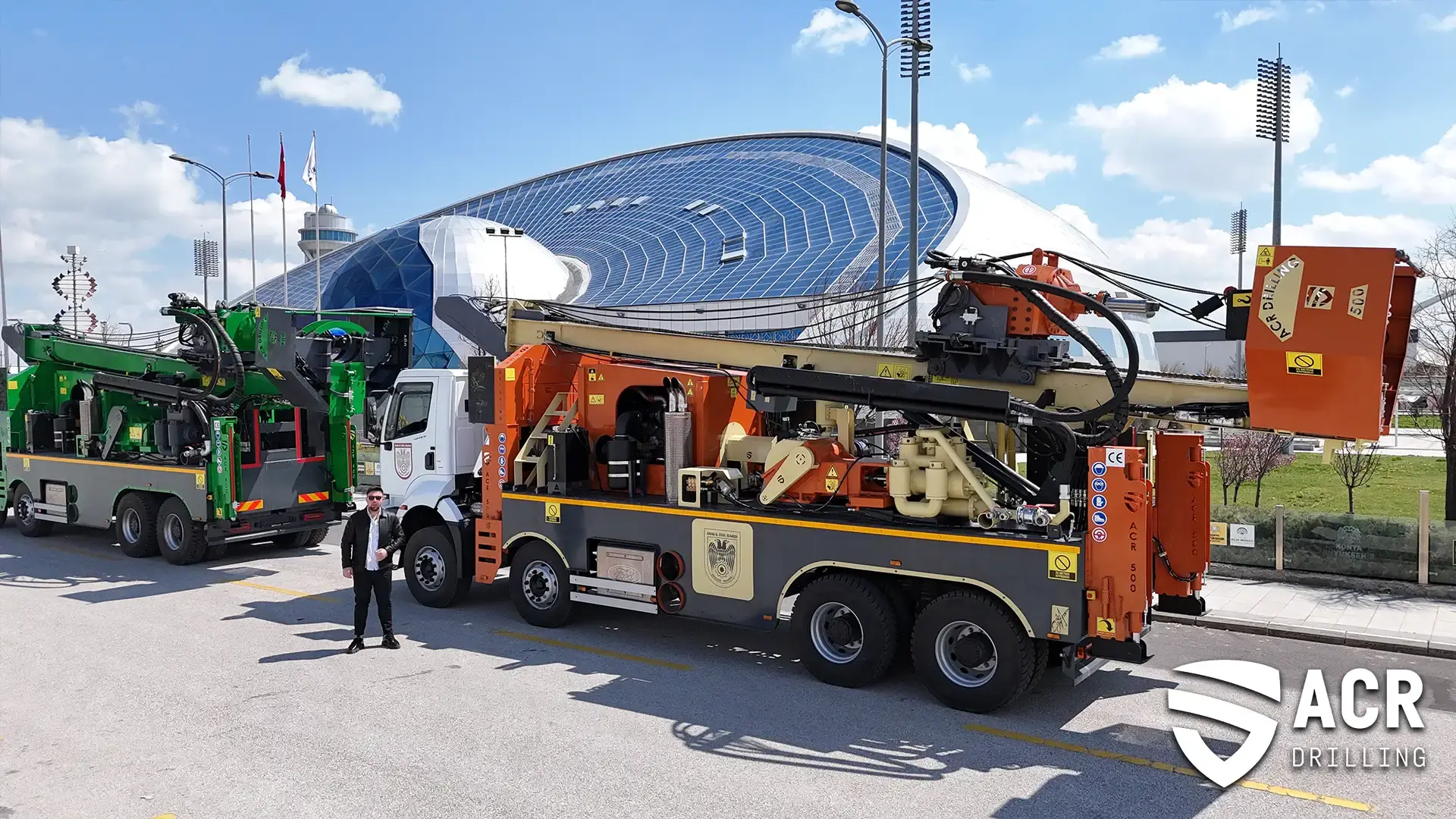 La fuerza líder del sector de perforación ACR Drilling: ACR H500 del único fabricante de maquinaria hidráulica en Turquía